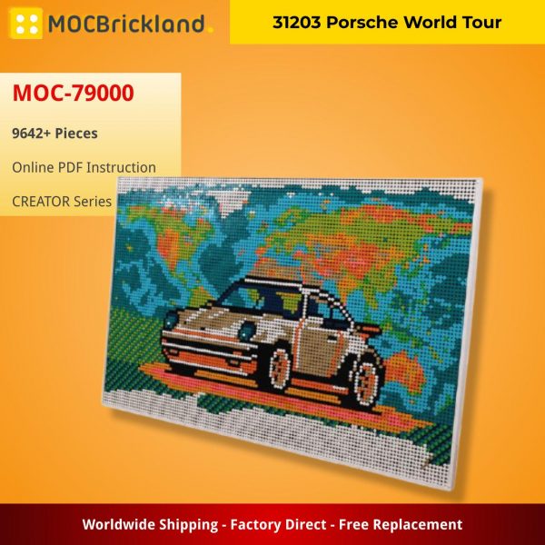 CREATOR MOC 79000 31203 Porsche World Tour by jorah MOCBRICKLAND 3