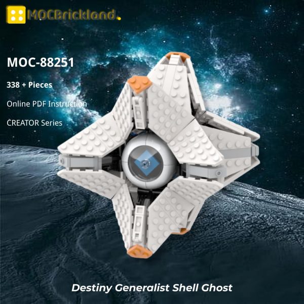 CREATOR MOC 88251 Destiny Generalist Shell Ghost MOCBRICKLAND 2