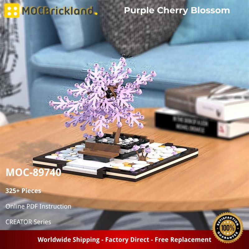 CREATOR MOC 89740 Purple Cherry Blossom MOCBRICKLAND 5 800x800 1