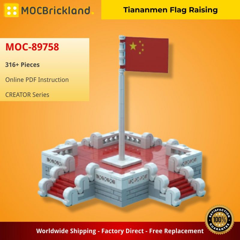 CREATOR MOC 89758 Tiananmen Flag Raising MOCBRICKLAND 2 800x800 1
