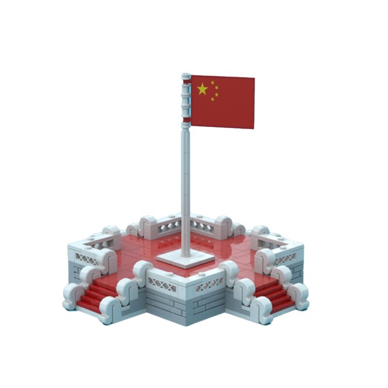 CREATOR MOC 89758 Tiananmen Flag Raising MOCBRICKLAND 3 1