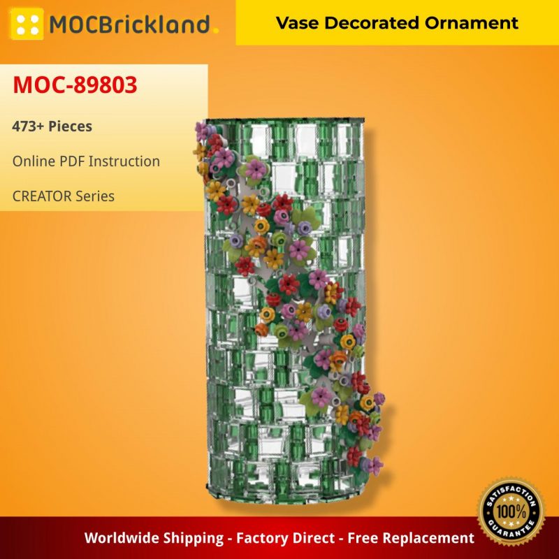 CREATOR MOC 89803 Vase Decorated Ornament MOCBRICKLAND 5 800x800 1