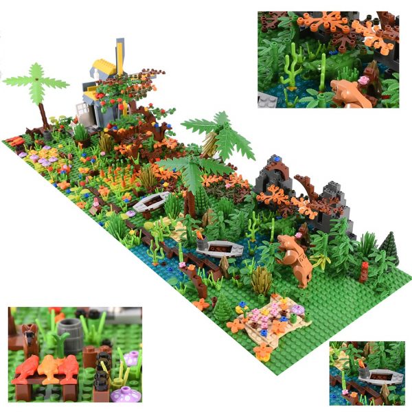 CREATOR MOC 89821 Tropical Rainforest Scene Brick MOCBRICKLAND 2