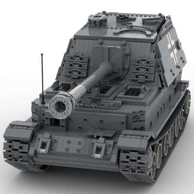MILITARY MOC 62740 Panzerjager Tiger P Elefant by Gautsch MOCBRICKLAND 4