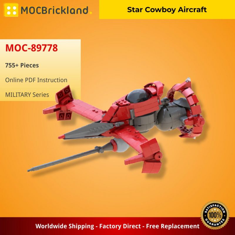 MILITARY MOC 89778 Star Cowboy Aircraft MOCBRICKLAND 800x800 1
