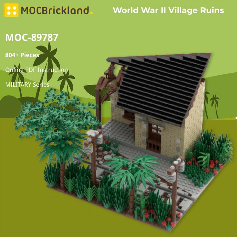 MILITARY MOC 89787 World War II Village Ruins MOCBRICKLAND 800x800 1