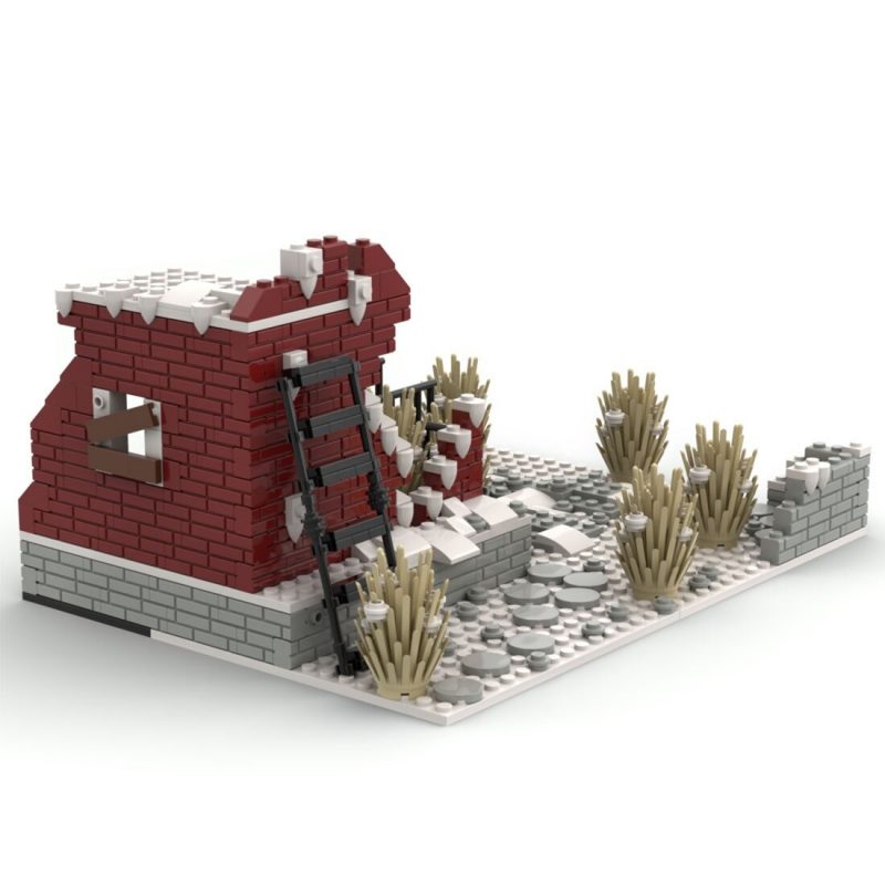MILITARY MOC 89801 Winter Battle Ruins with Sandbag MOCBRICKLAND 1 800x800 1