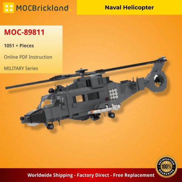 MILITARY MOC 89811 Naval Helicopter MOCBRICKLAND 2