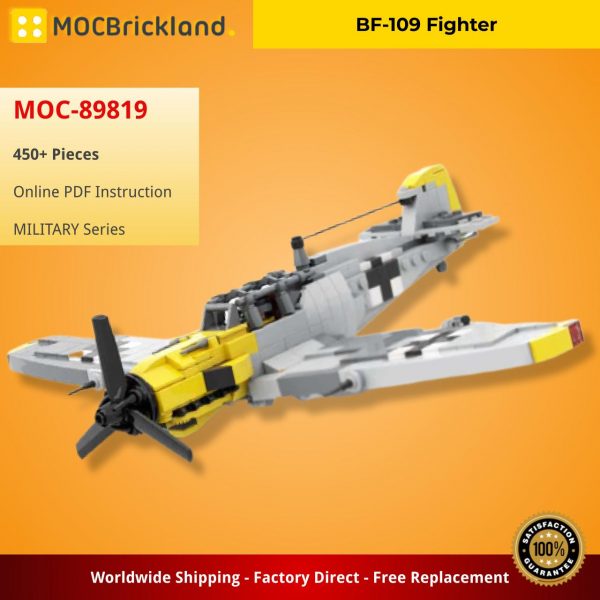 MILITARY MOC 89819 BF 109 Fighter MOCBRICKLAND 2
