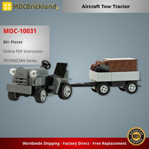MOCBRICKLAND MOC 10031 Aircraft Tow Tractor 2