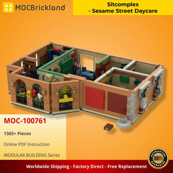 MOCBRICKLAND MOC 100761 Sitcomplex Sesame Street Daycare 2
