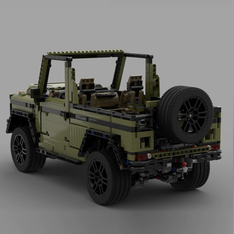 MOCBRICKLAND MOC 101587 Mercedes G Puch G Alternate Model 42110 6 1