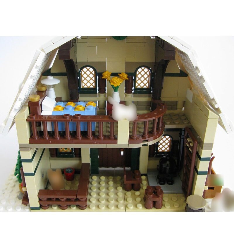 MOCBRICKLAND MOC 10631 Winter Barn House 6