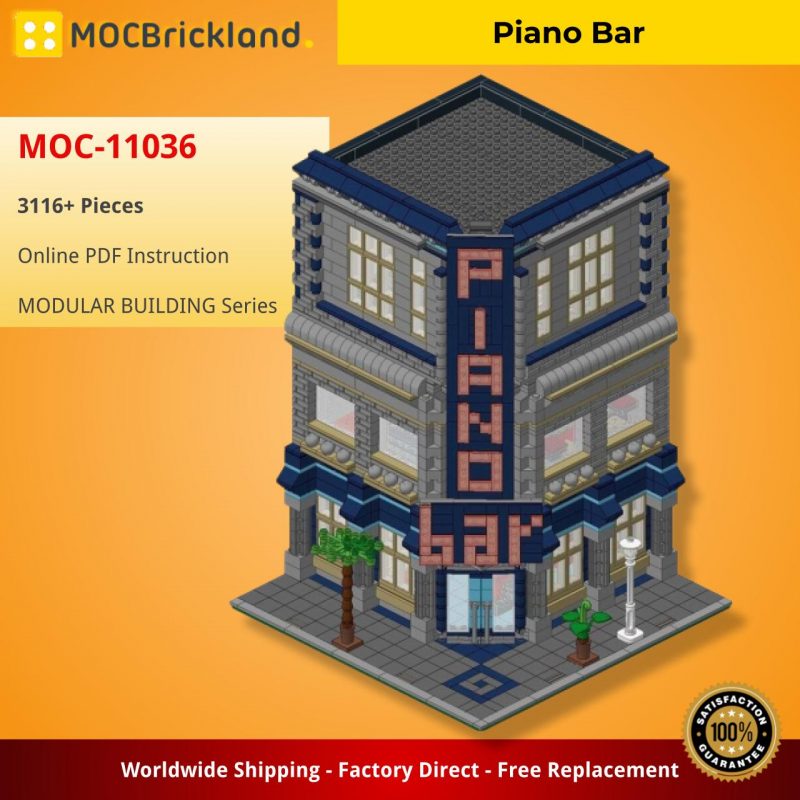 MOCBRICKLAND MOC-11036 Piano Bar