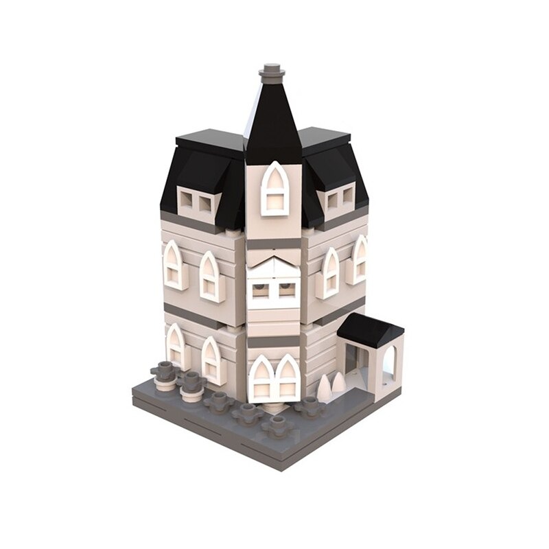MOCBRICKLAND MOC-12846 Addams Family Mansion Mini Modular