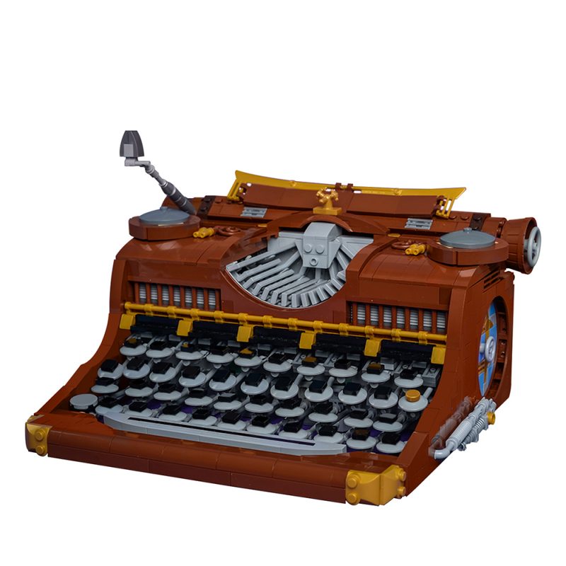MOCBRICKLAND MOC 14237 Steampunk Typewriter 1 800x800 1