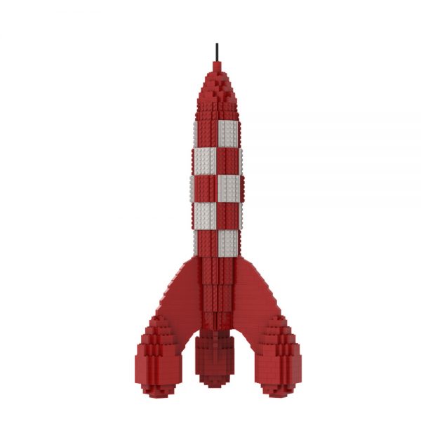 MOCBRICKLAND MOC 14576 Tintin Rocket 1