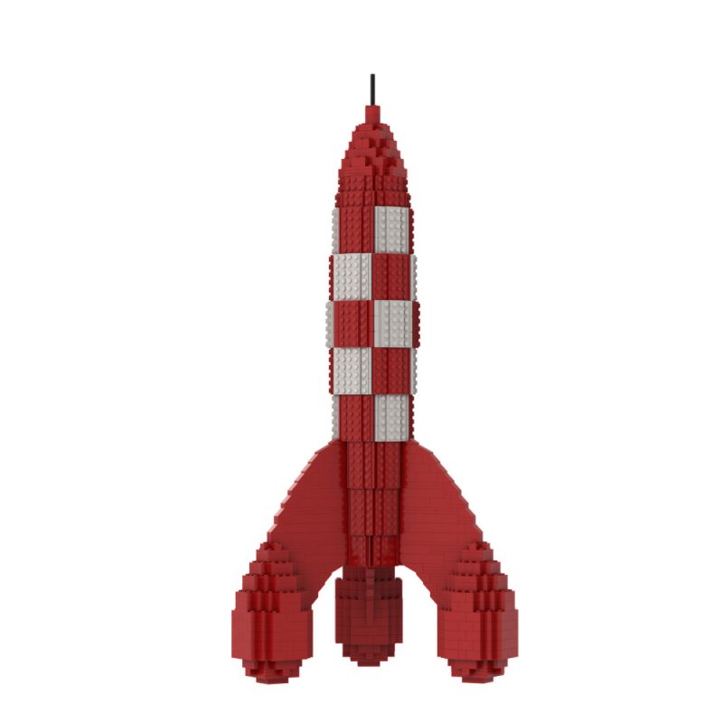 MOCBRICKLAND MOC 14576 Tintin Rocket 1 800x800 1