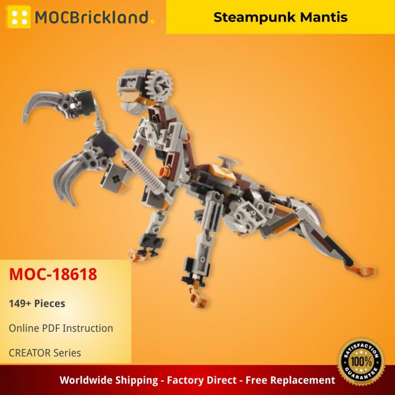 MOCBRICKLAND MOC 18618 Steampunk Mantis 2 800x800 1