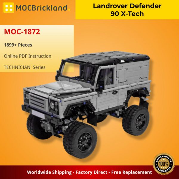 MOCBRICKLAND MOC 1872 Landrover Defender 90 X Tech 2