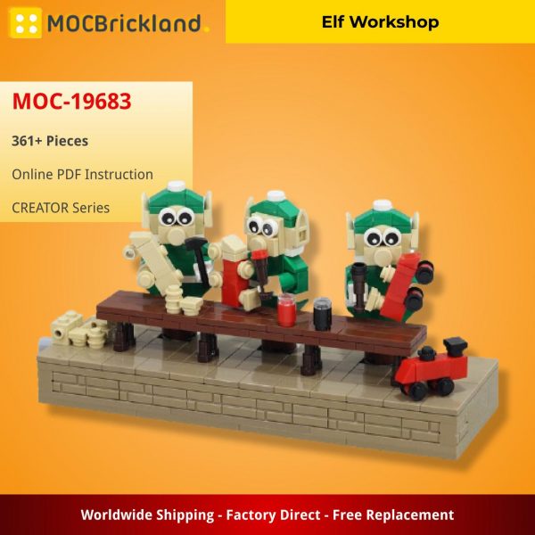 MOCBRICKLAND MOC 19683 Elf Workshop 2