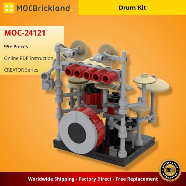 MOCBRICKLAND MOC 24121 Drum Kit 3