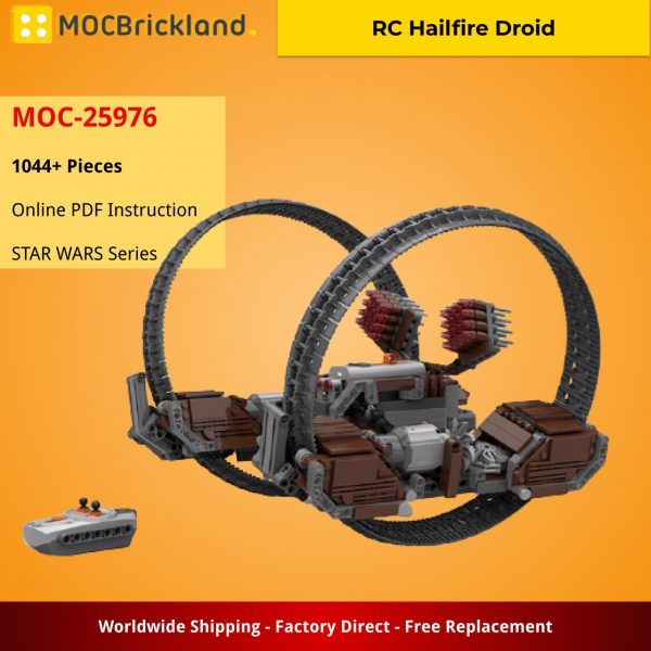 MOCBRICKLAND MOC 25976 RC Hailfire Droid 1