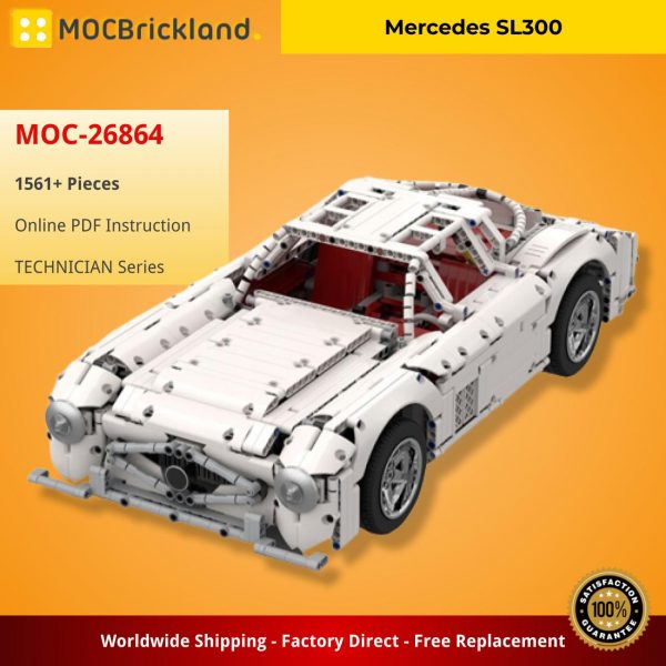 MOCBRICKLAND MOC 26864 Mercedes SL300 2
