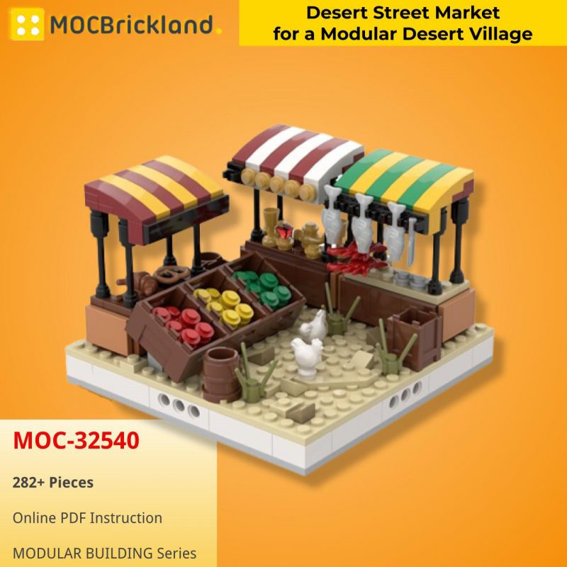MOCBRICKLAND MOC 32540 Desert Street Market for a Modular Desert Village 3 800x800 1