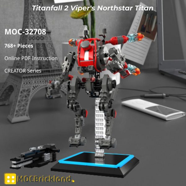 MOCBRICKLAND MOC 32708 Titanfall 2 Vipers Northstar Titan 4