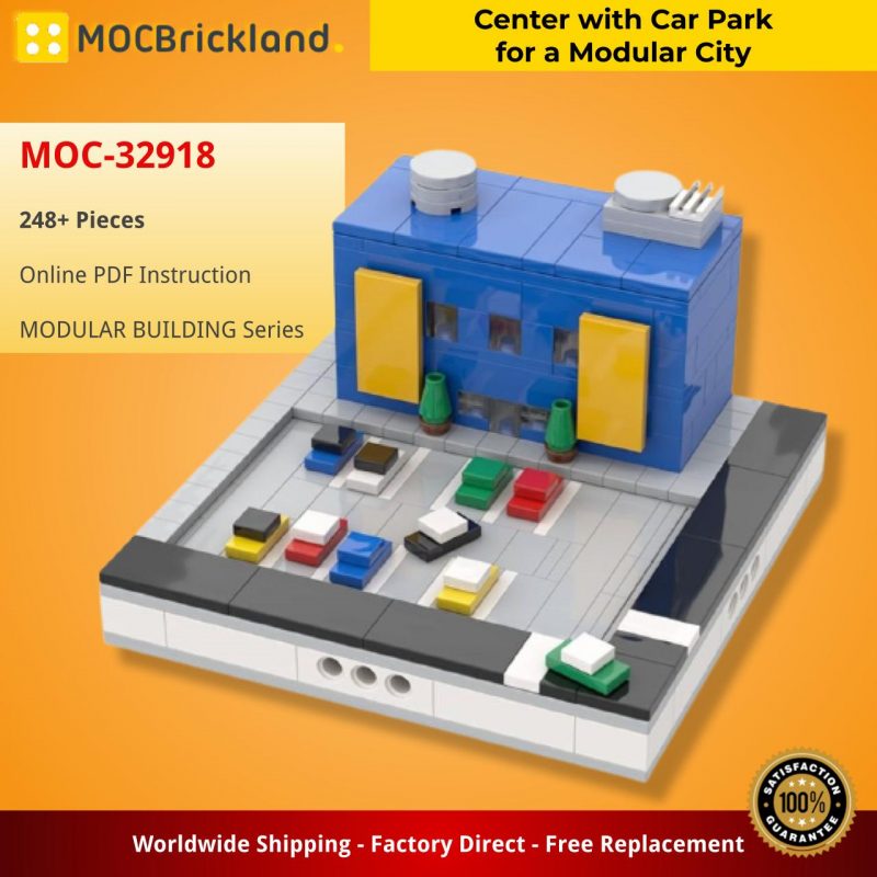 MOCBRICKLAND MOC 32918 Center with Car Park for a Modular City 2 800x800 1