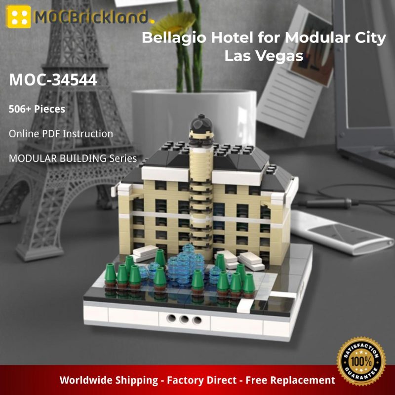 MOCBRICKLAND MOC 34544 Bellagio Hotel for Modular City Las Vegas 2 800x800 1