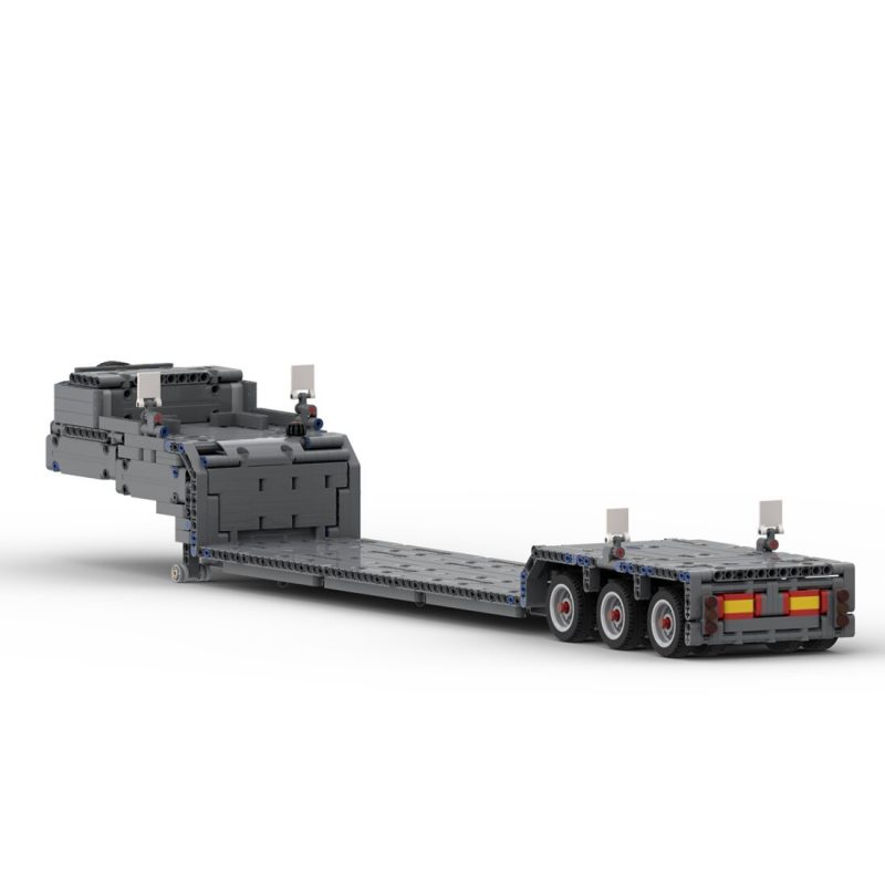MOCBRICKLAND MOC 35223 Low Loader with Steering Axles for 42078 Mack Anthem 2 800x800 1
