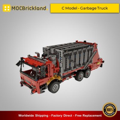 MOCBRICKLAND MOC 38031 42098 C Model – Garbage Truck 2