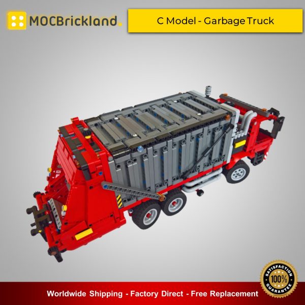 MOCBRICKLAND MOC 38031 42098 C Model – Garbage Truck 3