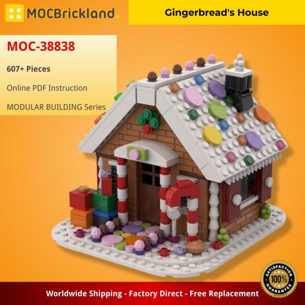 MOCBRICKLAND MOC 38838 Gingerbreads House 2