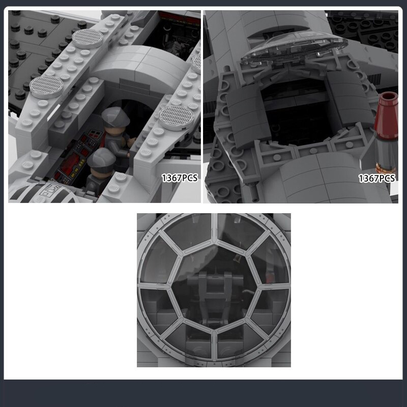 MOCBRICKLAND MOC 39861 TIE Bomber Fortress 2 1