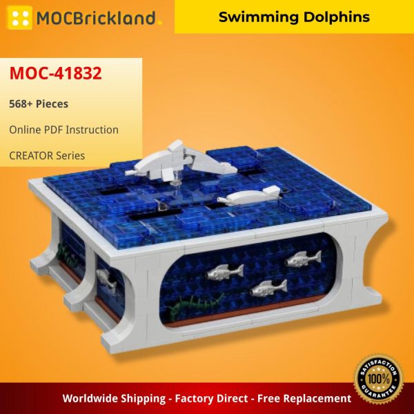 MOCBRICKLAND MOC 41832 Swimming Dolphins 2