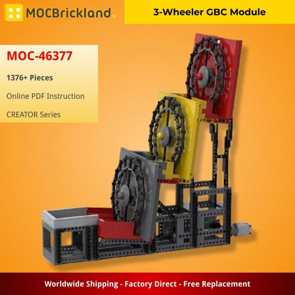 MOCBRICKLAND MOC 46377 3 Wheeler GBC Module 2