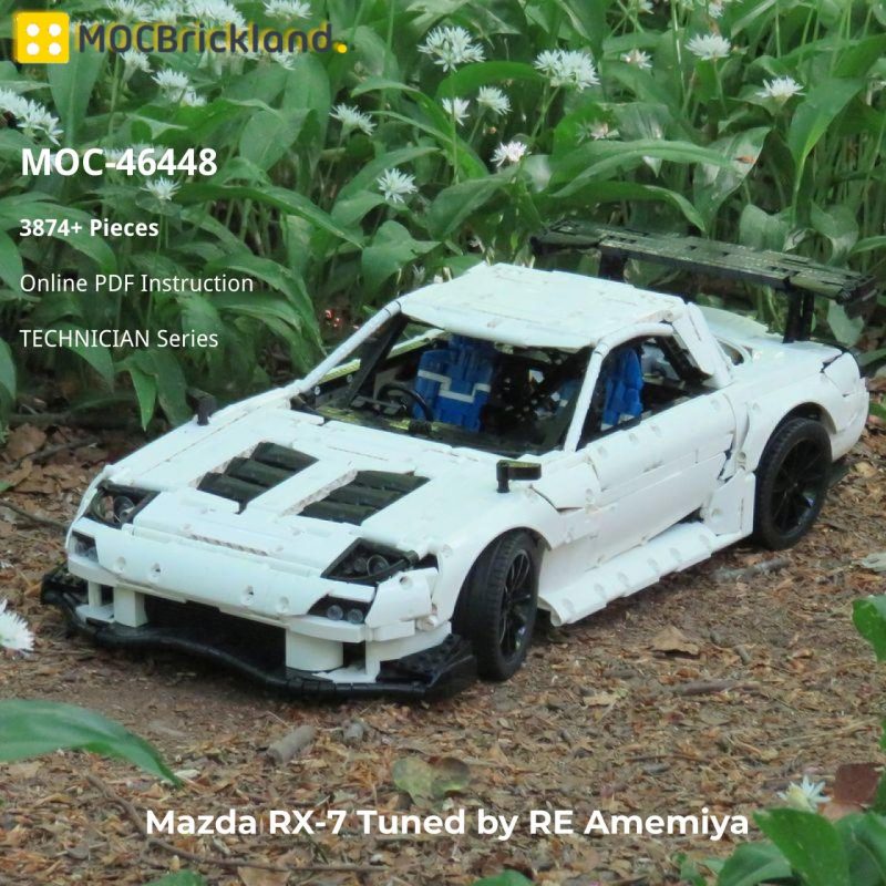 MOCBRICKLAND MOC 46448 Mazda RX 7 Tuned by RE Amemiya 800x800 1