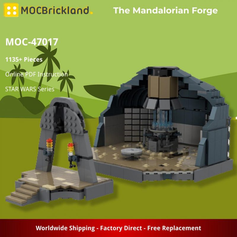 MOCBRICKLAND MOC 47017 The Mandalorian Forge 2 800x800 1