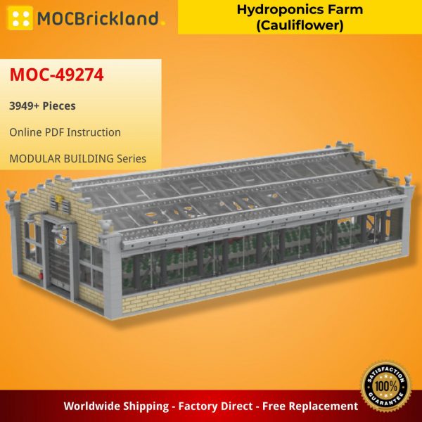 MOCBRICKLAND MOC 49274 Hydroponics Farm Cauliflower 2