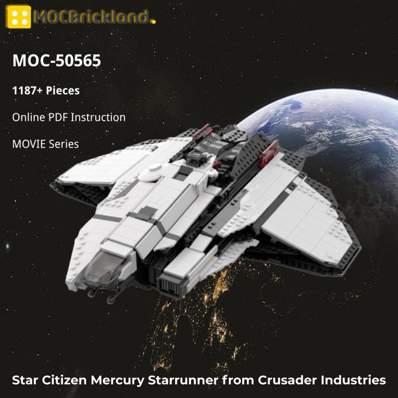 MOCBRICKLAND MOC 50565 Star Citizen Mercury Starrunner from Crusader Industries 2 800x800 1