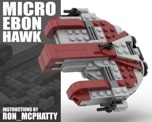 MOCBRICKLAND MOC 53095 Micro Ebon Hawk 3 500x400 1