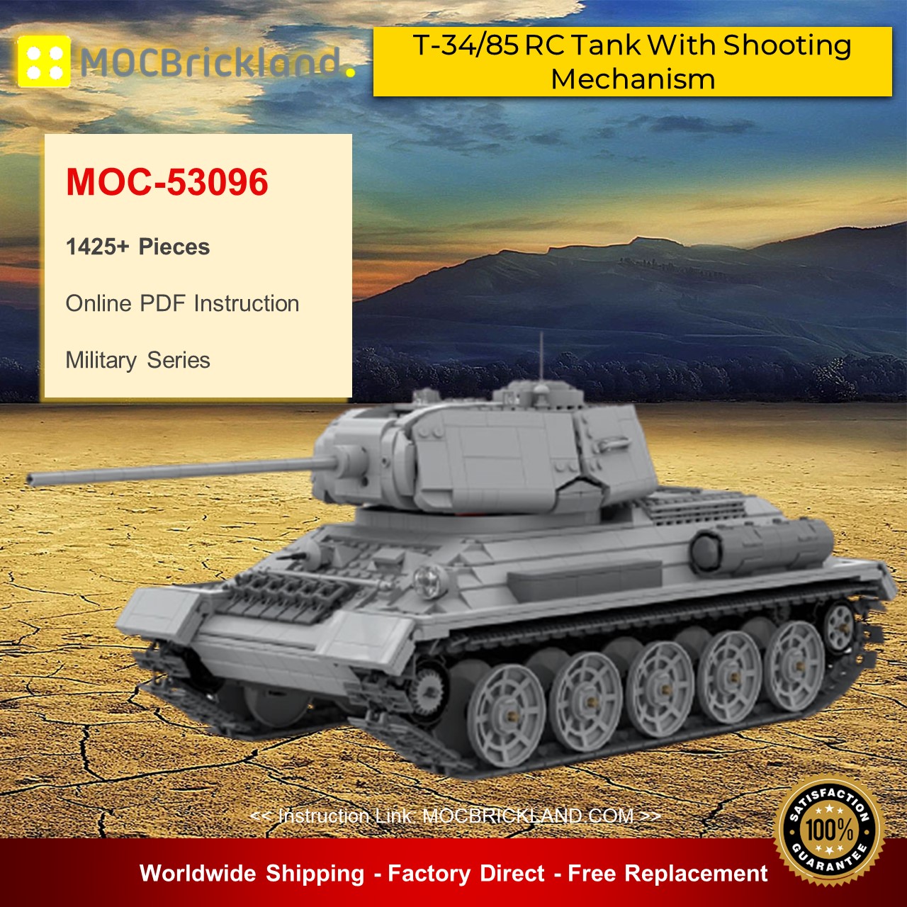LEGO MOC Technic RC Tank by mechahn