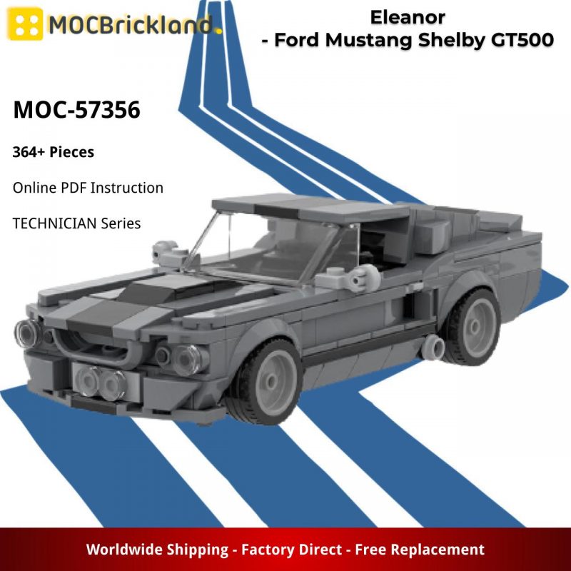 MOCBRICKLAND MOC 57356 Eleanor Ford Mustang Shelby GT500 2 800x800 1