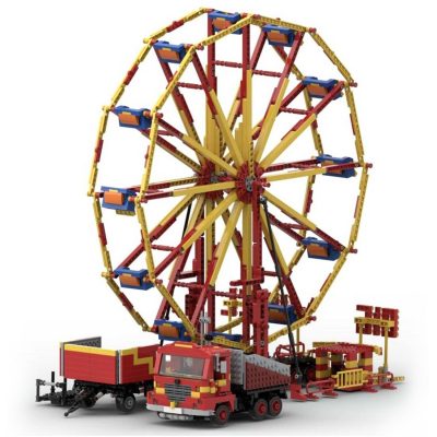 MOCBRICKLAND MOC 58005 Fairground Big Wheel 4