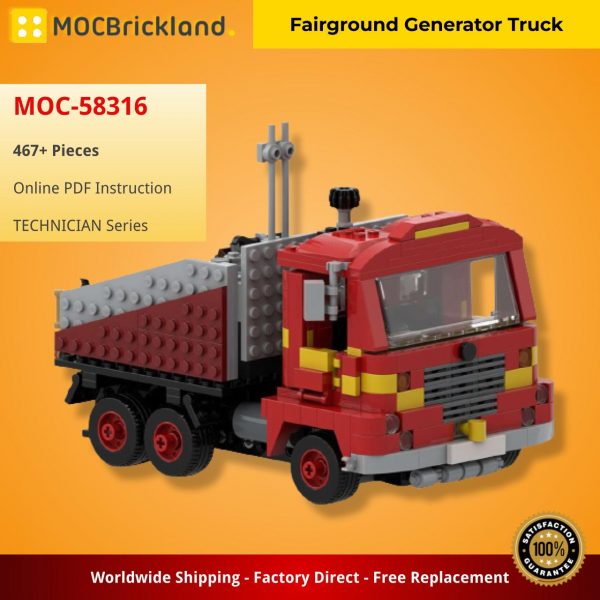 MOCBRICKLAND MOC 58316 Fairground Generator Truck 2