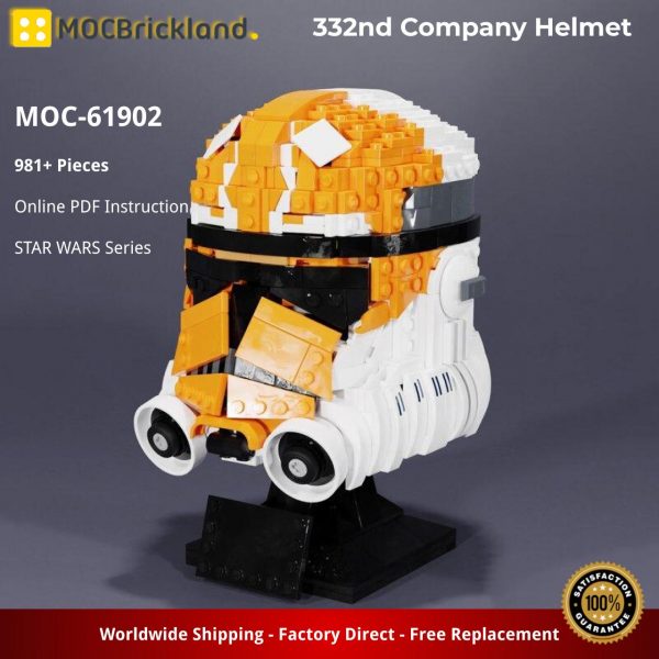 MOCBRICKLAND MOC 61902 332nd Company Helmet 2