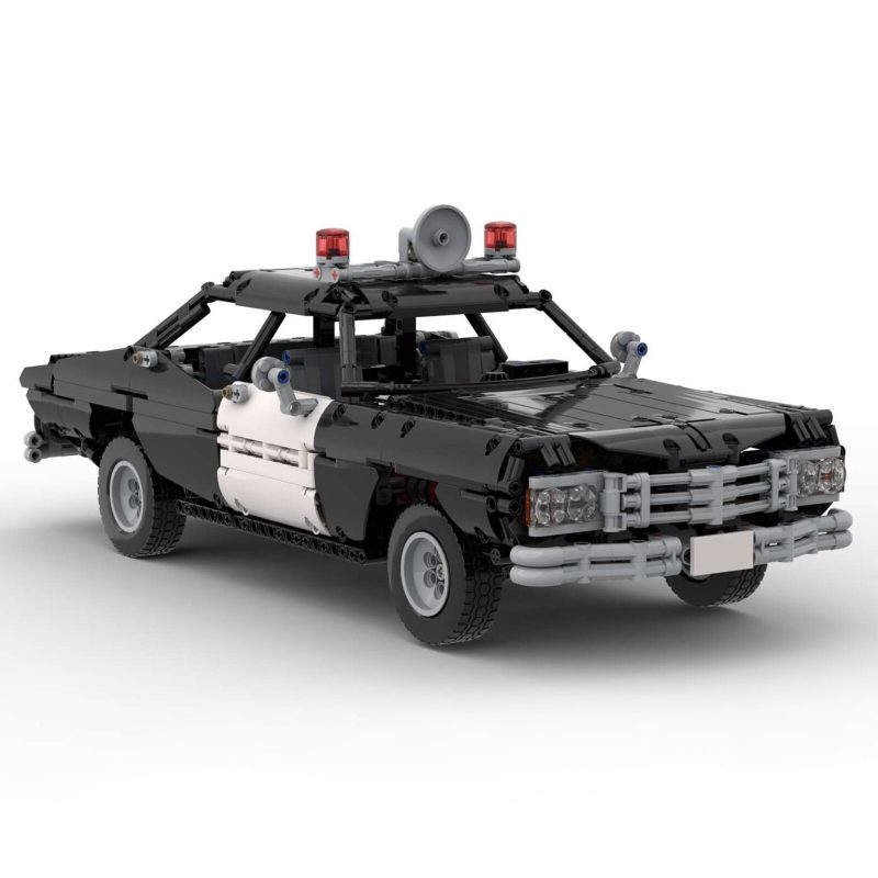 MOCBRICKLAND MOC 63403 Classic Police Car 7 800x800 1